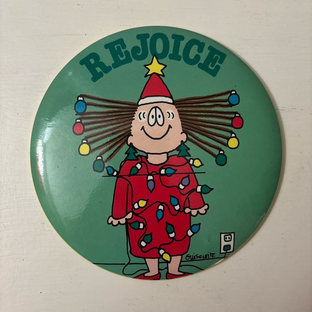 Cathy Christmas Large Pin or Decoration